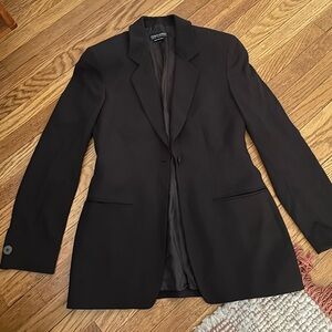 Vintage Giorgio Armani chocolate brown blazer